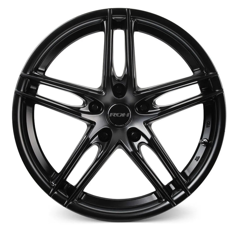 ROH Wheels Monaco Matt Black Wheels - 17x8 Offset +40 PCD 5x114.3