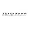 Mechpro Non-Slip Socket Set Metric 3/8In Drive 9pc
