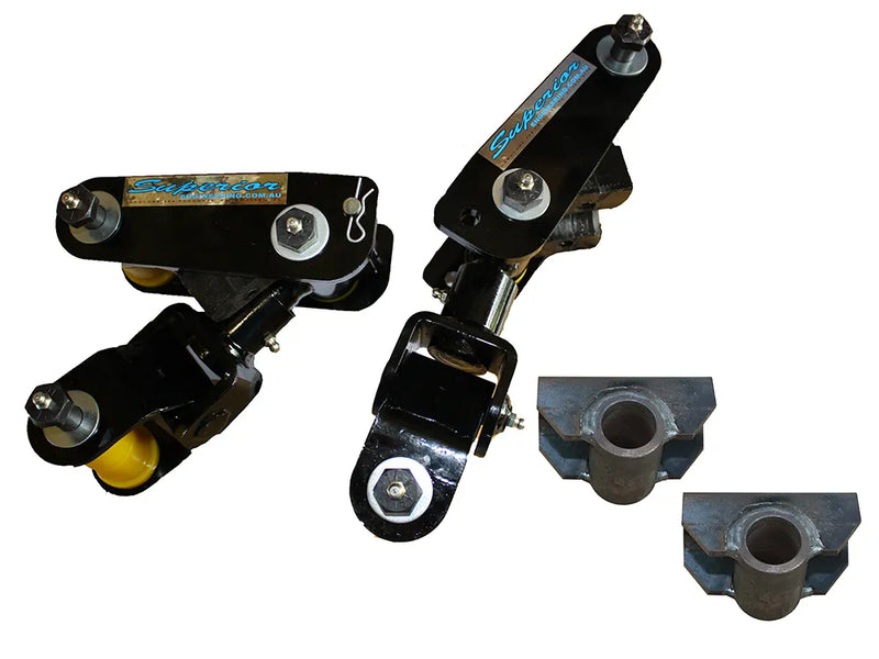 Superior Engineering Drop Shackles — Nissan Patrol MK/MQ Rear (Pair)