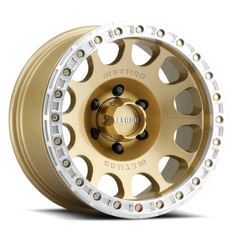 Method Race Wheels MR105 Beadlock 17x9 6x139.7 -38 - Gold