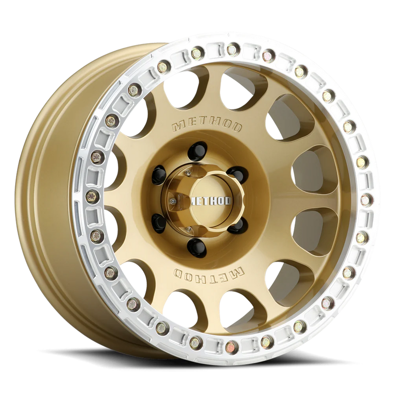 Method Race Wheels MR105 Beadlock 17x9 6x139.7 -38 - Gold