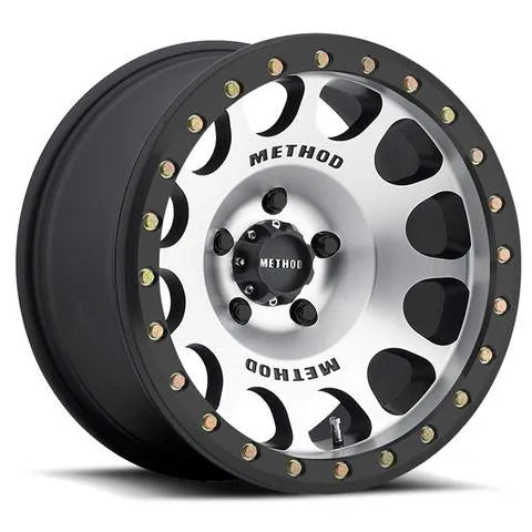 Method Race Wheels MR105 Beadlock 17x9 6x139.7 -38 Machined - Matte Black Ring