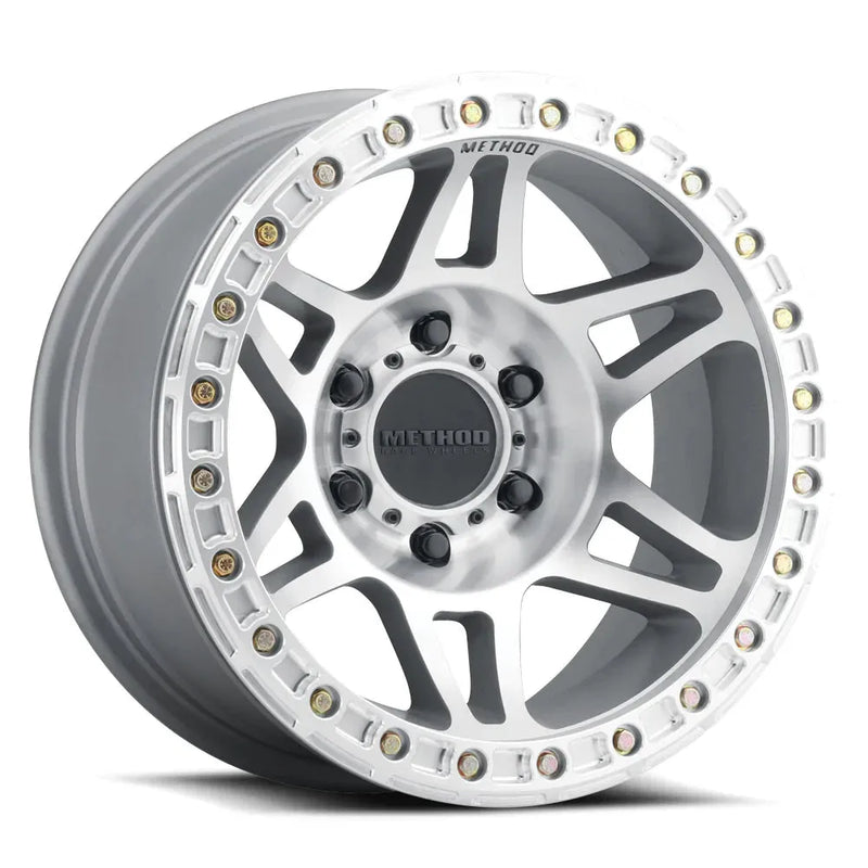 Method Race Wheels MR106 Beadlock 17x9 6x139.7 -44 Machined - Clear Coat