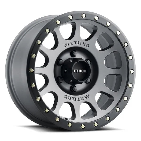 Method Race Wheels MR305 NV 17x8.5 6x139.7 25 Titanium - Matte Black Lip