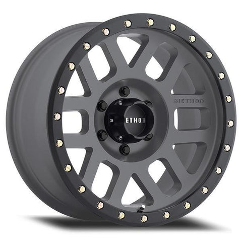 Method Race Wheels MR309 Grid 18x9 6x135 18 Titanium - Matte Black Lip (image 2)