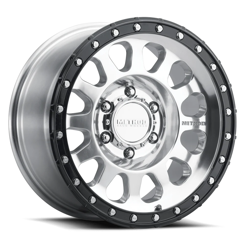 Method Race Wheels 315 Polished - Gloss Black Lip