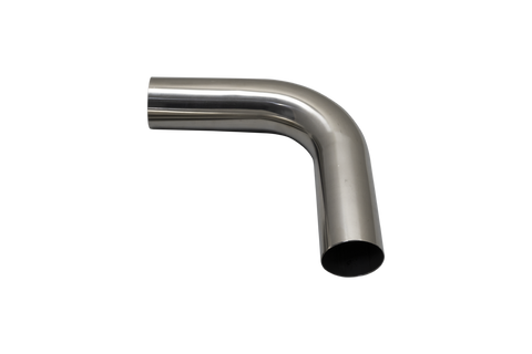 XForce 90 degree 3in Stainless Steel Mandrel Bend 1.5D 6in Leg - Polished