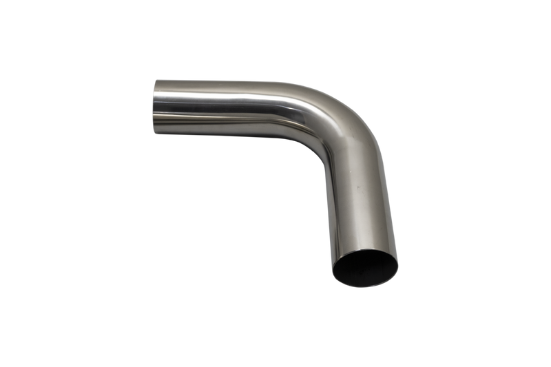 XForce 90 degree 3in Stainless Steel Mandrel Bend 1.5D 6in Leg - Polished