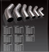 XForce 3.5in/90 Degree Mandrel Bend - 304 Stainless Steel Polished