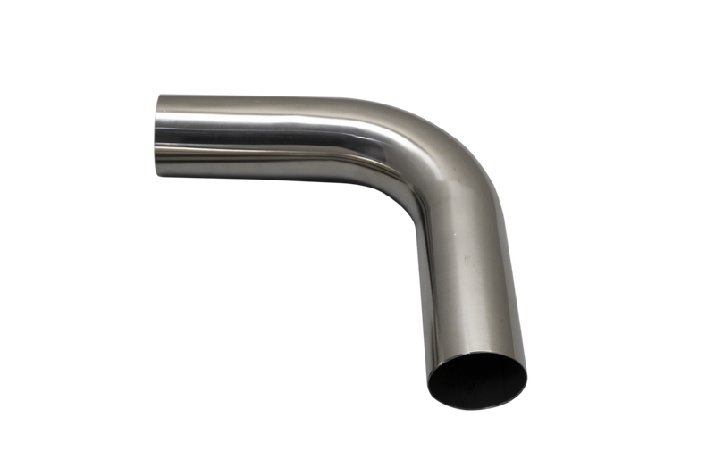 XForce 3.5in/90 Degree Mandrel Bend - 304 Stainless Steel Polished