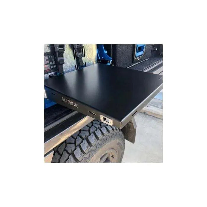 MSA 4x4 Straight Slide Clip-On Table with Cutlery Roll