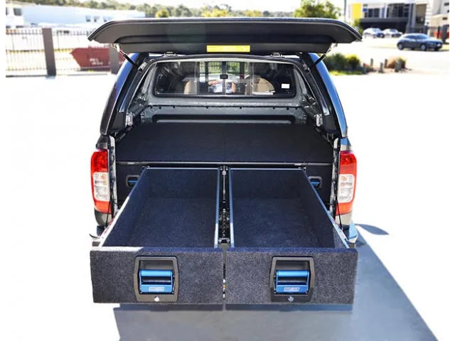 MSA 4x4 Complete Dual Storage Drawer System (BT50 20-23) — fits Mazda BT-50 UP
