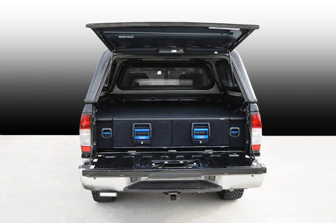 MSA 4x4 Complete Dual Storage Drawer System (D-Max 20-24) — fits Mazda BT-50 UP
