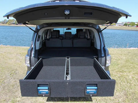 MSA 4x4 Complete Dual Storage Drawer System (Patrol Y62 2013+) — fits Nissan Patrol