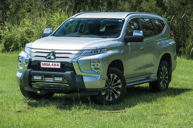 MSA 4x4 Towing Mirrors with Indicators Power Fold (Pajero Sport 15+) - Chrome