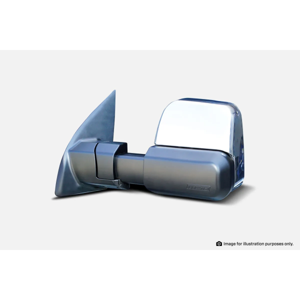 MSA 4x4 Towing Mirrors Electric Chrome (Grand Cherokee 10-21) — fits Jeep Grand Cherokee
