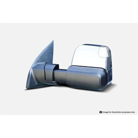 MSA 4x4 Towing Mirrors Electric Blind Spot Chrome (BT50 20-24) — fits Mazda BT-50 UP
