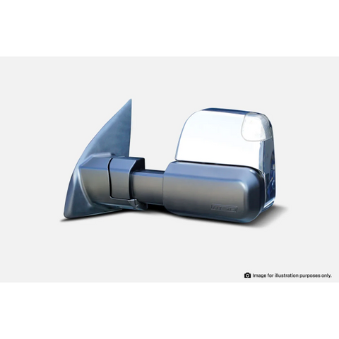 MSA 4x4 Towing Mirrors Electric Blind Spot Indicators Heated Chrome (BT50 20-21) — fits Mazda BT-50 UP