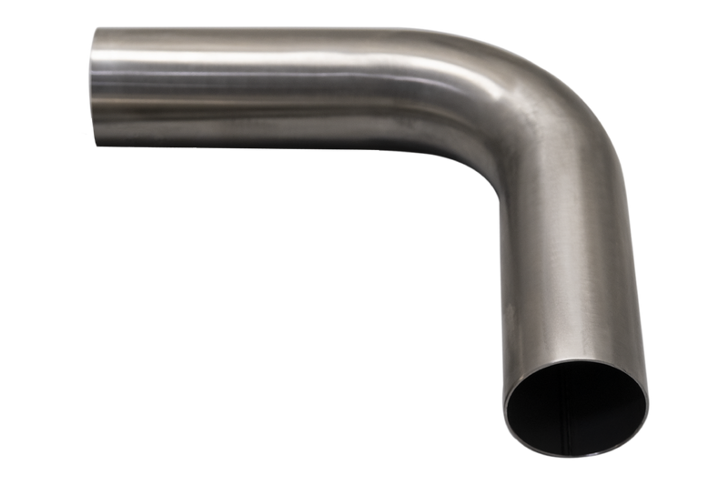 XForce 4in/90 Degree Mandrel Bend - 304 Stainless Steel Brushed