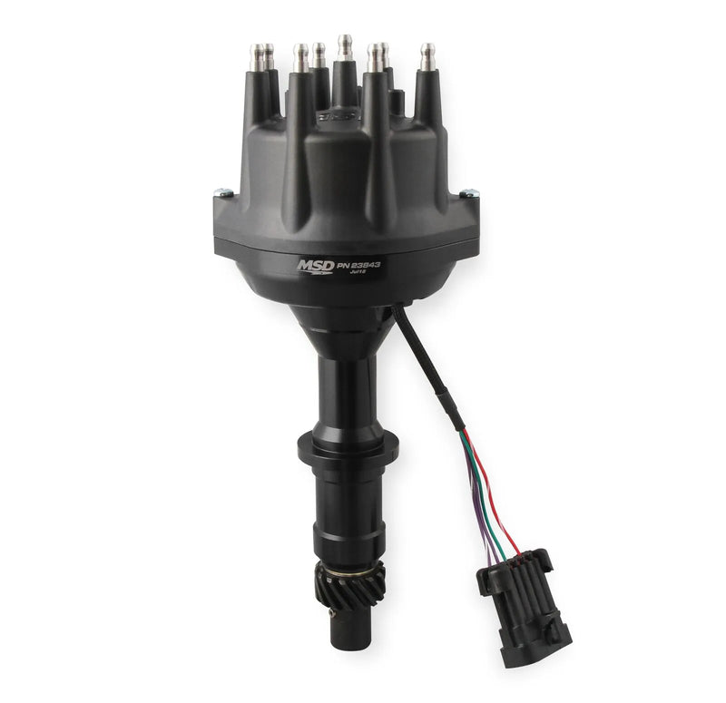 MSD 23843 Black, Pontiac V8 Dual Sync Distributor