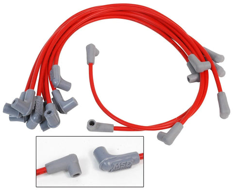 MSD SB Chevy Super Conductor Spark Plug Wire Set for use with pn 8541 Crab Cap