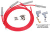 MSD Super Conductor Spark Plug Wire Set 4 Cyl Multi-Angle Plug, Socket/HEI