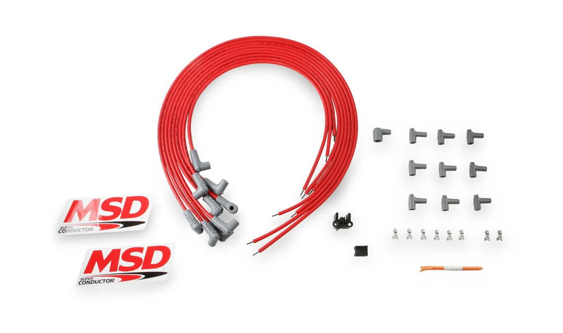 MSD 31229 Super Conductor 8.5mm Spark Plug Wire Set, 8