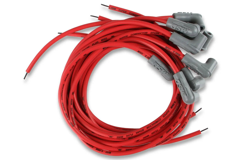 MSD 31239 Super Conductor Spark Plug Wire Set 8 Cyl 90°