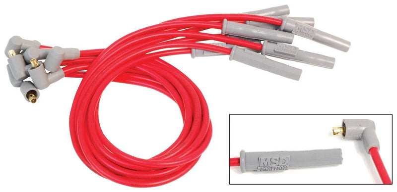 MSD 31389 Super Conductor Spark Plug Wire Set Ford