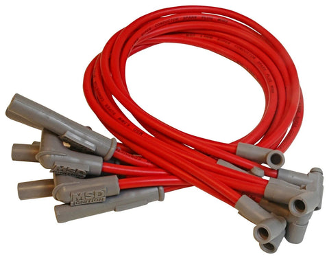 MSD Super Conductor Spark Plug Wire Set Chevy '82-'83 Camaro/Trans Am For use on Chevy '82-'83 Camaro/Trans Am, Red...