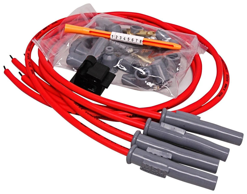 MSD 31449 Wire Set, 8.5mm Super Conductor, Motorcycle, 4
