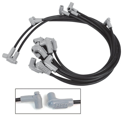MSD Black Super Conductor Corvette, 305, 350 HEI For use on Chevy Corvette with 305, 350, HEI, Black jacket — fits...