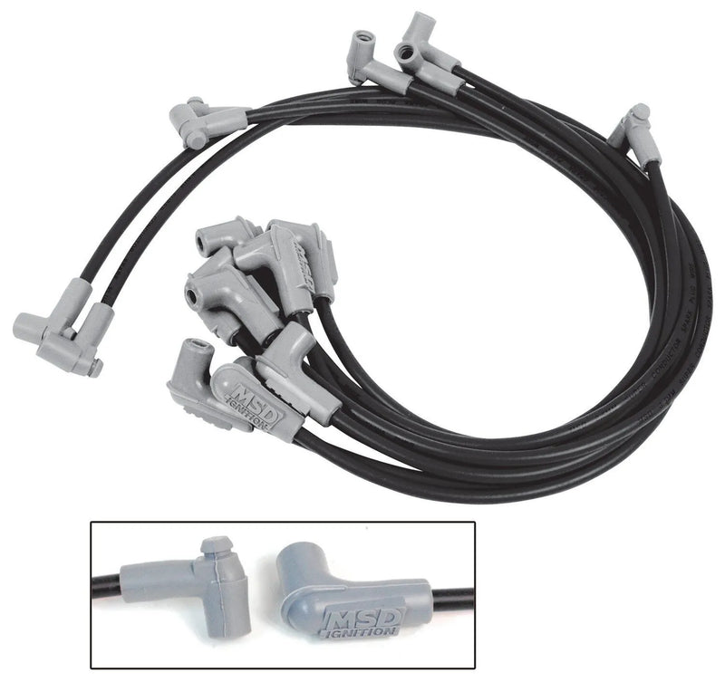 MSD 31763 Black Super Conductor Corvette, 305, 350 HEI