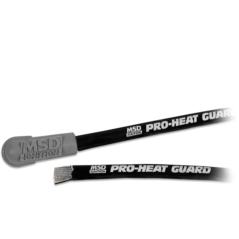 MSD 3411 Pro-Heat Guard, Hi-Temp Silicone Sleeve, 25'