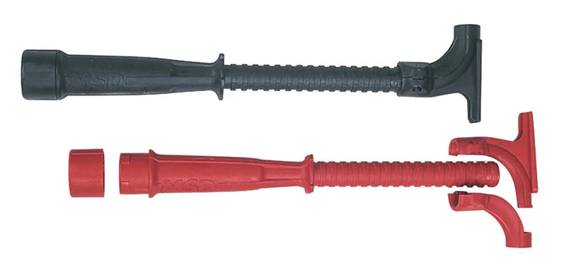 MSD 3475 Hemi Tubes, Set of 16, 8-Red and 8-Black These