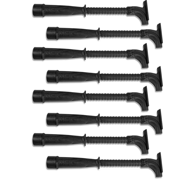 MSD 34753 Hemi Tubes, Black Set of 8 Hemi Tubes, Elbows,