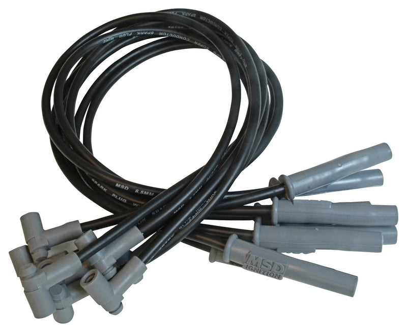 MSD 35383 Wire Set, SC Blk, Ford 351C-460, w/HEI Cap For