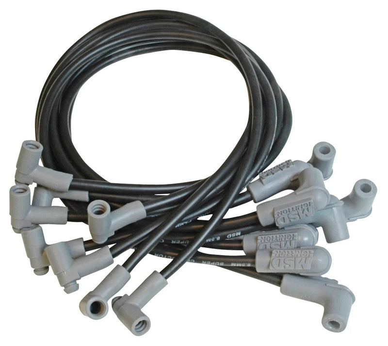 MSD Wire Set, SC Blk, SB Chevy for use with HEI Cap — fits Chevrolet Camaro Gen 3