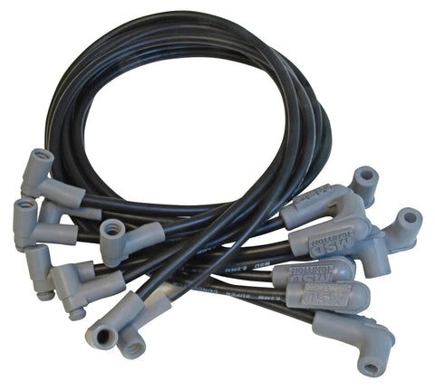 MSD Wire Set, SC Blk, BB Chevy for use with HEI Tower Cap — fits Chevrolet Monte Carlo
