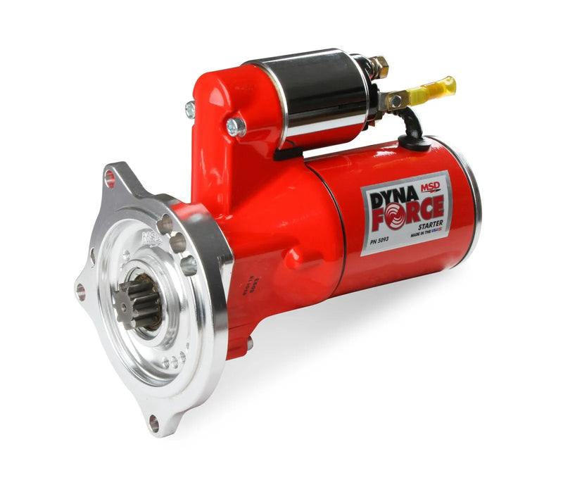 MSD 5093 DynaForce Starter - High Torque - Red Ford FE -