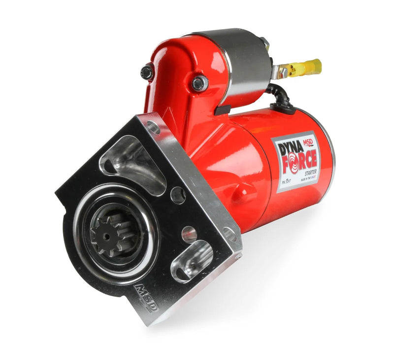 MSD DynaForce Starter - High Torque - Red Chevrolet Small Block - Gen III/IV - LS1-LS7 - 4.4:1 Gear Reduction