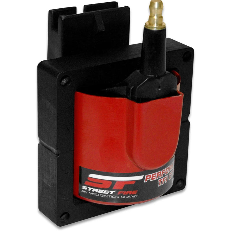MSD 5527 Street Fire Ignition Coil, Red, 1983-1997 Ford