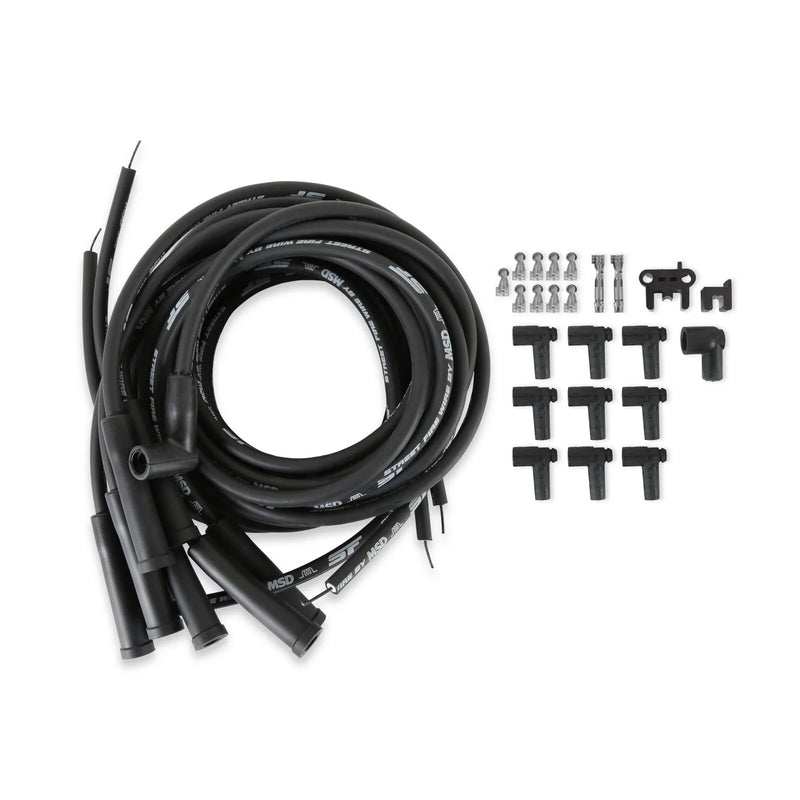 MSD 5550 Street-Fire Wire Set Multi-Angl plug, HEI, Univ