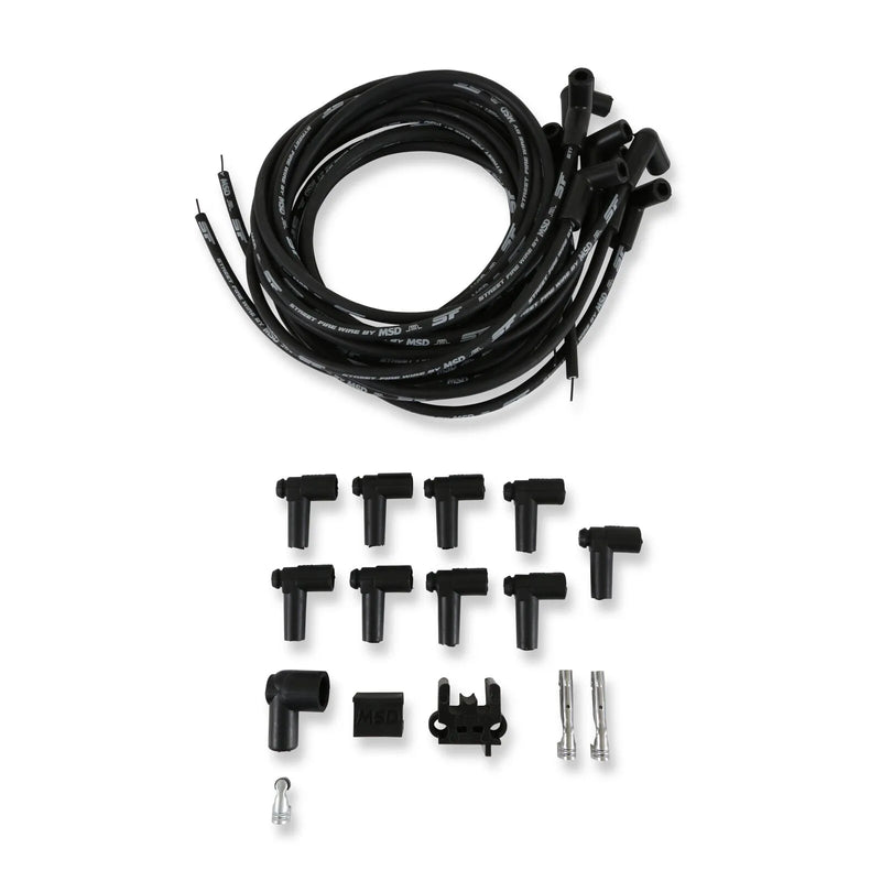 MSD Street-Fire Wire Set 8 Cyl, HEI/ 90°, Universal