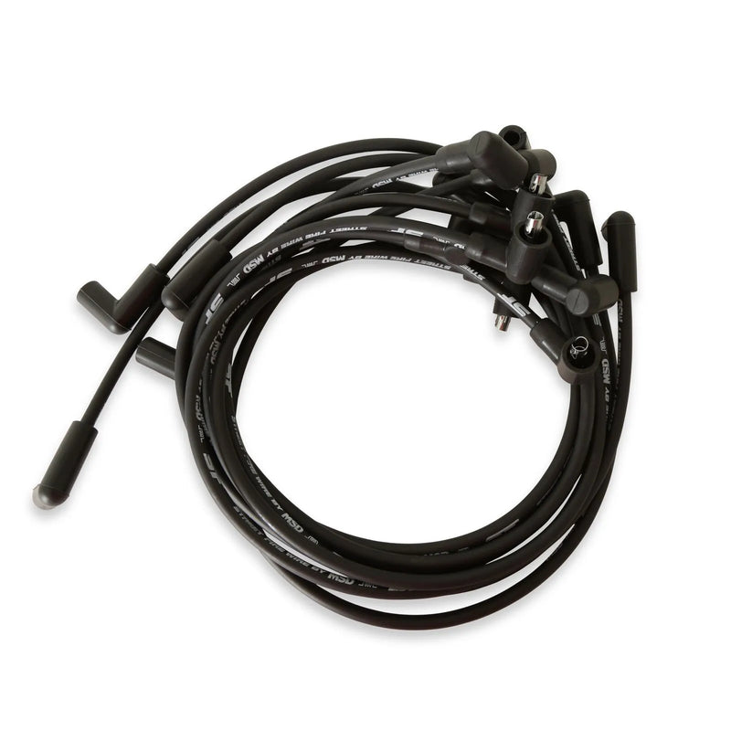 MSD 5565 Street-Fire Wire Set SBC, Socket Dist. Cap over