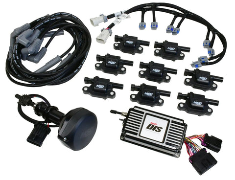 MSD 601523 DIS Direct Ignition System Kit - Black Ford