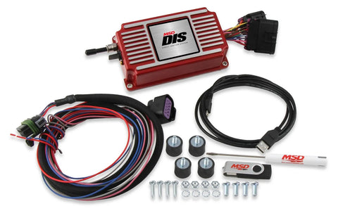 MSD DIS Direct Ignition System Control Box - Red GM/Ford/Dodge V8 Using Dual Sync Distributor (image 2)