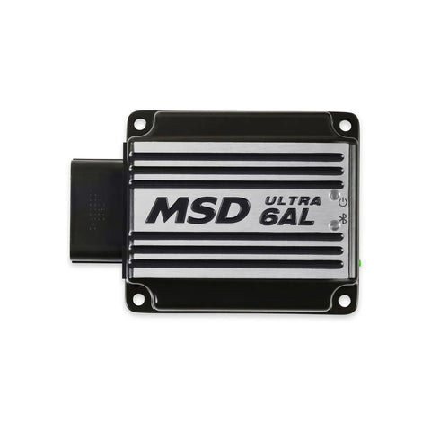 MSD Ultra 6AL Ignition Control - Black Compact design - full power. Bluetooth service only available within the USA...