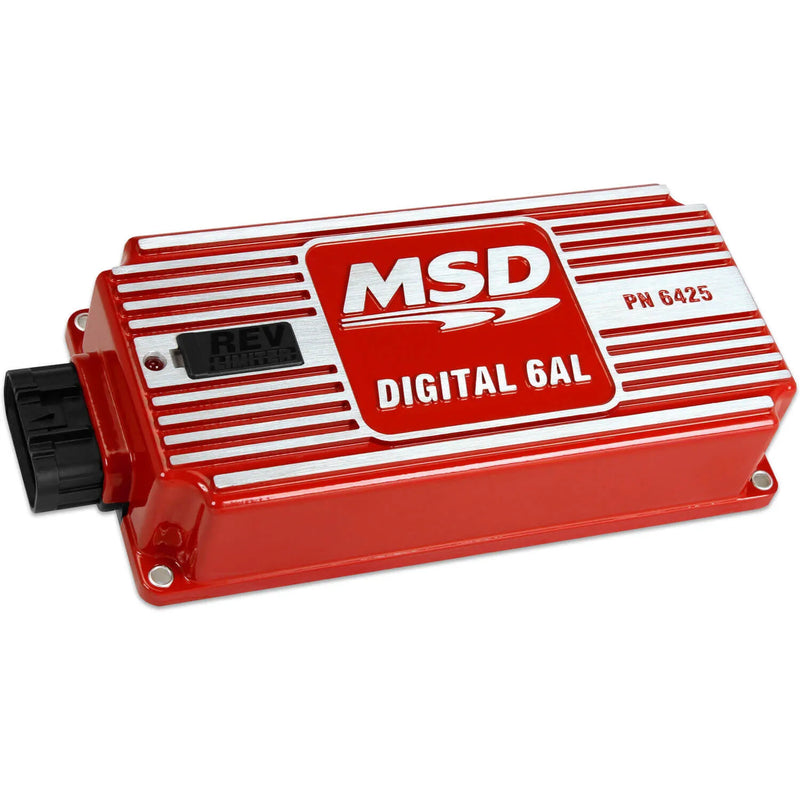 MSD 6425 Digital 6AL Ignition Control - Red Built-In