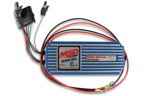 MSD 6M-2L Marine Certified Ignition with Rev Limit UL approved for marine use, includes built-in rev limiter